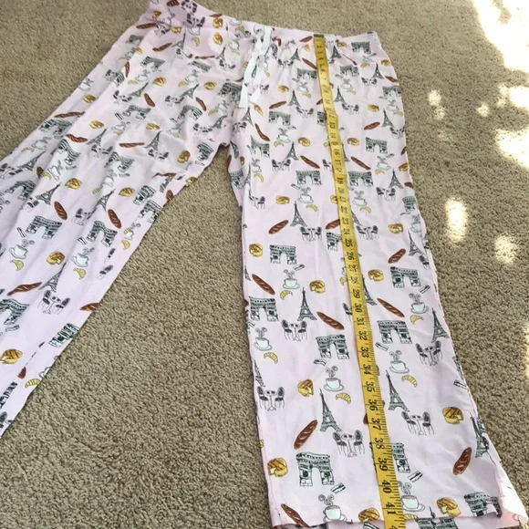 Isaac Mizrahi sleepwear women’s XL pink printed pajama bottom. - Picture 5 of 8